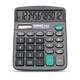 Calculatrice Vernoce WS-837 pour la comptabilité de bureau Special Solar Power Button commercial papeterie de bureau Supplies Office Medium Computer WS-878 [grande taille sans voix]