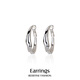 Qlady high-end light luxury earrings for women 2025 new silver needle earrings temperament niche earrings and earrings female birthday gifts