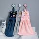 Cartoon Hand Towel Thickened Hanging Towel Kitchen Children's Hand Wipe Absorbent Bathroom Household Cute Piggy Drying Hand Towel White-1 Pack No Specifications