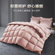 Boyang (BEYOND) Boyang Home Textile Down Quilt 95% White Goosevelt Quilt Thickened Warm Quilt Winter Anti-Down Fabric Double Quilt Core 95 White Goosevelt Winter Quilt (Dark Pink) 150*210cm