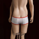 Sexy thong men's lace underwear, couples sexy ultra-thin open crotch, no need to take off temptation 7196 transvestite hidden JJ white single underwear self-masturbation valet