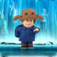
Boonie Bears Bears Bears Two Bald Strong Doll Animal Doll Static Model Children's Simulation Toy Set 826 Set
