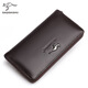 SAQUE SAQI KANGAROO (SAQIDISHU) Portefeuille pour hommes longs Business Business Businet Zipper Embrayage Drive de licence de permis de conduct