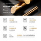 Suyin new Chinese style living room lamp full copper chandeliers Chinese style villa simple modern Chinese style lamp study bedroom lamp 9901 6 heads [E27 light bulbs * 6]