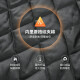 与狼共舞内里夹棉羊毛呢夹克男2024秋冬男士外套衣服金丝刺绣棒球服男13E 黑色-1372 2XL (185)