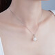 Tahitian Freshwater Pearl Pendant 11-12mm 925 Silver Universal Buckle Necklace Edison Pearl for Wife and Mom