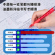 Deli smooth gel pen signature pen 0.5mm bullet press pen office supplies red 12 pieces/box S08
