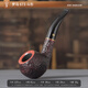 
Sharphan (SAVINELLI) Italy Rome pipe heather wood P104 filter mouthpiece handmade solid wood pipe men's imported gift [Century classic][673 large bulldog]
