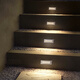Dongshengshi concealed floor lamp embedded LED step lamp outdoor waterproof corner lamp buried lamp side wall lamp stair step 110*45MM no network 3W warm light