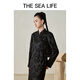 Das Meeresleben neu chinesische Tilted Placket Jacke 24 Frühling Neues chinesisches Stil Design 15251 Schwarzer Magier S