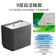 Haijiahua gray and white wash mop pool floor mop basin balcony bathroom ceramic mop pool mop pool mop pool pool H209 gray and white with mop rack