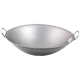 Concave induction cooker pot special pot stainless steel hotel cooking pot commercial induction cooker gas universal wok Runyu fish single handle iron pot 46cm suitable for 40cm glass-ceramic