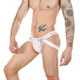
Lace hollow lingerie gay halter bra men's suit mini vest seduction thong g219 white lace bra + panties S