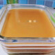German high-end quality mold rectangular glass high temperature resistant steamable coconut juice thousand-layer cake steaming pot SN3890 with hole cover rectangular 1520ml 0 inch