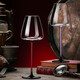 Genus black tie red wine glass set decanter tall cup home high-end light luxury crystal glass wine glass wine set red stem crystal red wine glass 360ml 6 pieces + harp decanter