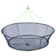 Manhu will lift the net for fishing, open-top folding fishing net, shrimp net, lobster net, moving net, diameter 1 meter, bottom diameter 0.8 meters (10 packs of bait), dense mesh, foldable and portable