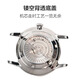Gu Zun (GOLGEN) watch men's automatic mechanical watch calendar watch female couple's national watch waterproof jazz series birthday gift 6197 gold and white disk mechanical women's watch GN.6197L.VGS