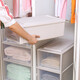 Storage cabinet drawer wardrobe plastic clothes storage cabinet storage cabinet baby combination multi-layer finishing cabinet thickened export Nordic meter 47 deep 3923 single package