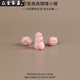 Creative cartoon cute high and short piglet micro landscape ornaments decoration accessories doll house desktop small ornaments 2 sets of high and short piglets [12 pieces]