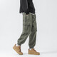 Peak Paul (Dingfengbaoluo) Gong Pants Men's Spring and Summer Bouncing Pants Loose Tide Casual Trip Pants Male FK6603 Army Green L