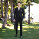 VICUTU men's suit wool business formal wear commuter jacket groom wedding dress blue 175/96B