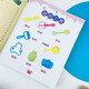 
Colorful mud + paper cutting (full of 2 volumes) Colorful picture version DIY parent-child light clay plasticine space mud puzzle game Children's fun paper cutting 184 cases Kindergarten handmade