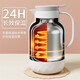JEKO&JEKO thermos kettle home thermos kettle thermos bottle dormitory student boiling water bottle Pelican 1.3L moonlight white