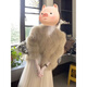 Tafu brand women's fox fur coat for women 2025 winter new small short small fragrance style fur coat apricot color L