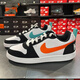 Nike (Nike) Chaussures décontractées Chaussures pour femmes Summer Nouvelles chaussures de sport Court polyvalent basses basses FD9918-181 FD9918-181 Multicolor 35.5