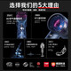 National 3C certification丨4.5 billion negative ion hair care leafless high-speed hair dryer for hair home hair care high-power non-damaging constant temperature hair dryer Huaqiangbei Senzi five air nozzles billion-level moisturizing negative ions丨constant temperature hair care丨quick hair drying 2025 new style丨top version 1 1 version 1.8 meter long cable gift box