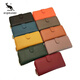 Cool Kangaroo KQ2024 new Korean women's long clutch bag top layer cowhide cowhide wallet fashionable simple multi-functional mobile phone bag green