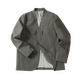 Madden Workwear American Casual Collarless Suit Jacket Men's Functional Versatile Jacket Commuting No-Iron Suit Top Dark Gray L