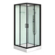 New Spyker square shower room overall bathroom small apartment bathroom steam tempered glass shower partition bathroom square with roof 0.9x0.9x2.15m without steam