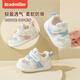 BradMiller (BradMiller) baby girl toddler shoes summer children's sandals soft sole mesh baby shoes 0-1-2 years old spring and summer baby shoes 9253 pink single layer 13 inner length 13 cm