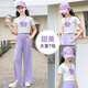 Pitt Pitt Girls Camiseta de manga corta Camiseta Fashionable Fashionable Short Top 2025 Summer New Girl Clothing Summer Summer Large White T-Sleved T-Alga 9889 Blanco 15029 Purple rosa (sin zapatos) 170 cm