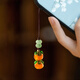 Jiangming mobile phone lanyard mobile phone rope pendant Apple pro2 lanyard men's and women's mobile phone chain short detachable ring buckle U disk key chain multi-functional pendant Shishi Ruyi Shishi Ruyi