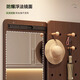 Xiaojiangti solid wood dressing mirror household floor-standing mirror bedroom full-body mirror rotating mobile clothes hanger integrated fitting mirror