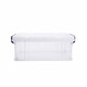 Household storage box low plastic large dormitory storage box with cover finishing box toys and clothes storage box high-end 6613:66*47*36 Thickened cooked glue