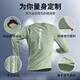 Allen Burton running long-sleeved men's autumn sports T-shirt quick-drying round-neck bottoming shirt outdoor training fitness cycling top green elastic breathable moisture absorption L