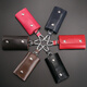 Versión coreana de Qiger de Real Cow Wey Bag Chead Bag Men's Hanging Keychain Simple Householing Storage Bag Black Black