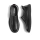 Belle Slip-On Casual Leather Shoes Men's Spring Cow Leather Cushioning Business Shoes A1010AM3 Black 43