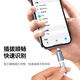 山泽 苹果OTG转接头Lightning转USB母转换器外接U盘ipad平板iPhone手机数据充电转换头键鼠读卡器 LA21