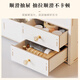 Positive Youth Large Wooden Cosmetic Storage Box Drawer-Type Home Desktop Lipstick Skin Care Product Organizer Dressing Shelves 24 Styles Thickened - 3 Layers Multi-Gate 2 Drawers White