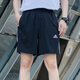 阿迪达斯（adidas）男裤子 25夏季新款黑色运动休闲裤耐磨快干健身裤透气跑步短裤男 IC1484/梭织网衬-快干面料 L