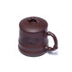 Centenary Liyong Yixing purple sand cover cup pure handmade original mineral purple mud bamboo fun cup Kung Fu tea set office household tea cup