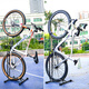 Lebycle 3-in 1 Fahrrad vertikaler Parkrahmen Pyramid Display-Wartungsregal 7-Gang-Einstellung General Mountain Bike Road Bike