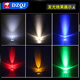 DZQJ 3MM/5MM light-emitting diode package LED lamp beads component package red, green, orange, yellow, blue, white mist bag/box 3mm+5mm light-emitting diode, 5 types each in box (100 pieces in total)