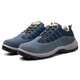 Fucheng Labor Protection Zapatos de acero transpirable para hombres Anti-smash anti-Punteura y desgaste Sólido Solado Compra Protección de trabajo Saféz de seguridad Azul 40