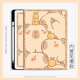忽风可爱卡皮巴拉适用苹果ipad2020保护壳2021 10.2寸笔槽mini6平板保护套三折air4第八代Air2/3 9.7英 N14380阿尼亚三折式笔槽款送钢 iPad Air4/Air5(1