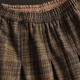 Yijinboshe Plaid Skirt Women's Autumn and Winter Warm Wool Long Skirt Women's Mid-Length Plaid Skirt Retro Heavy Industry Yarn-dyed A-Line Skirt Brown One Size